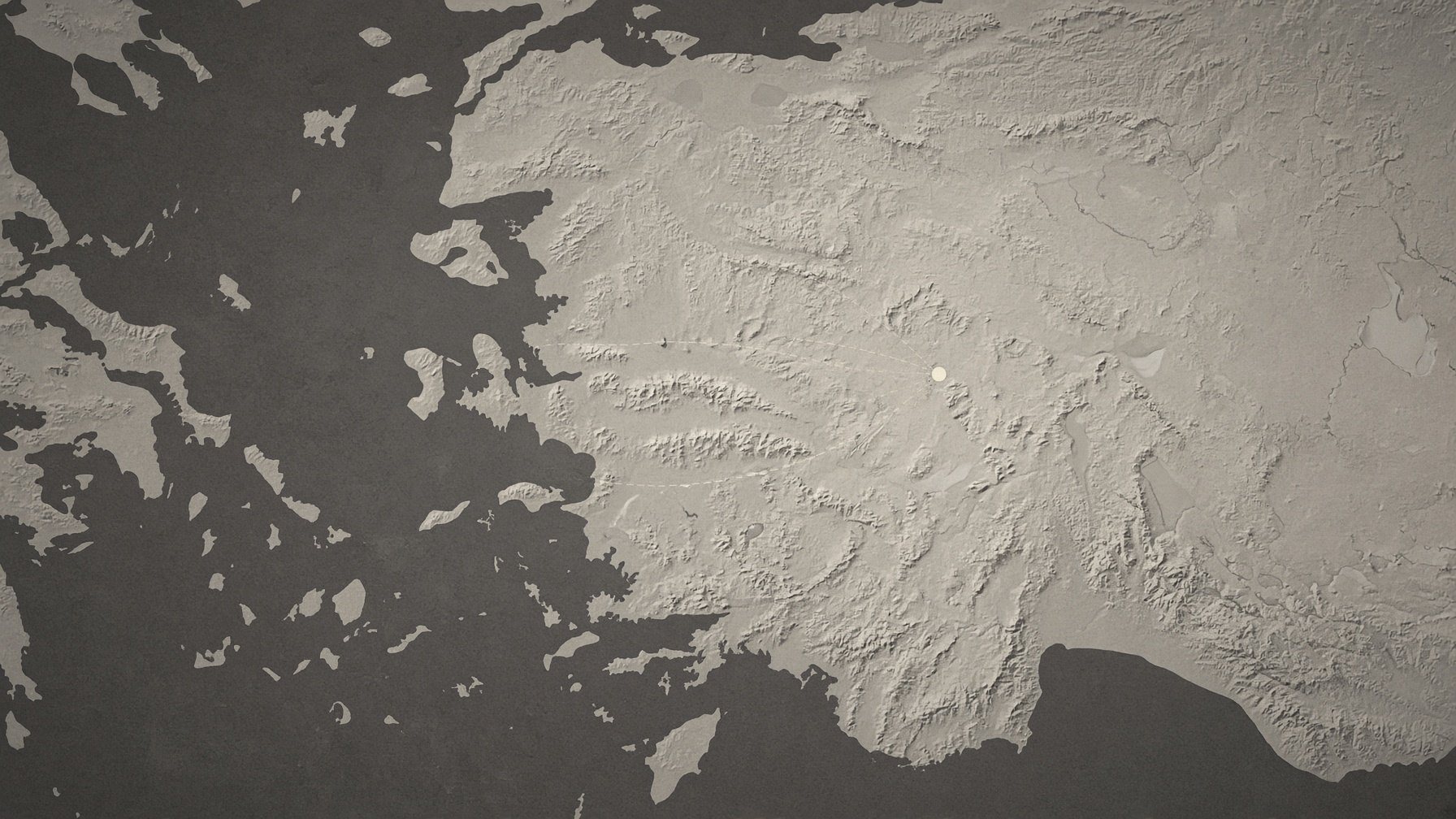 Schematic map of western Anatolia marking Kulaksizlar